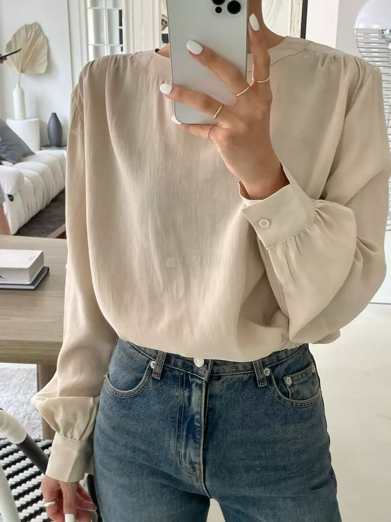 Und - Korean Women Fashion - #momslook - Button Blouse - 2