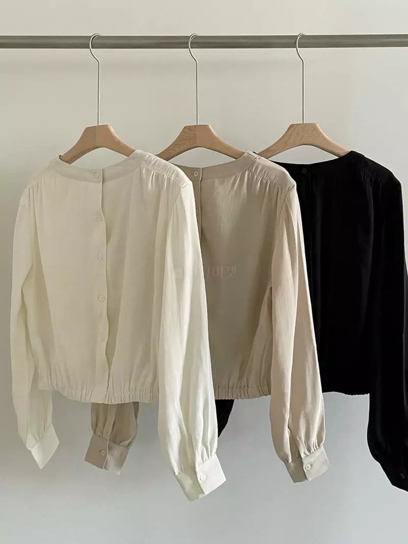 Und - Korean Women Fashion - #womensfashion - Button Blouse - 4
