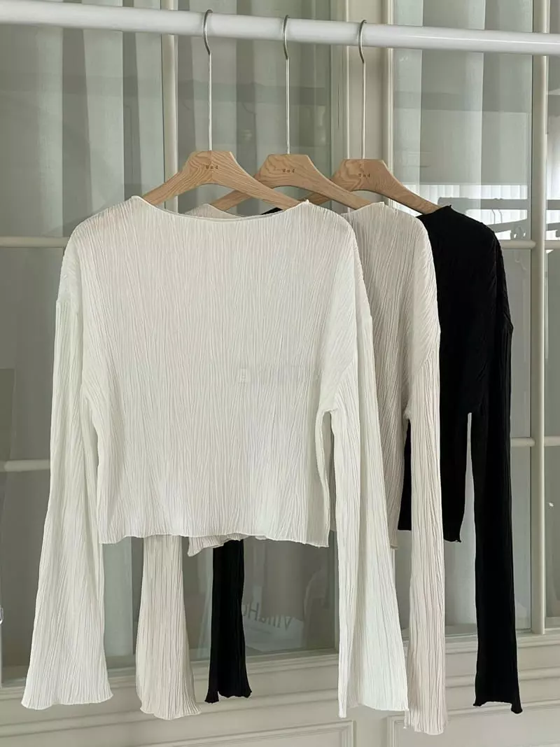 Und - Korean Women Fashion - #momslook - Wave Tee - 3