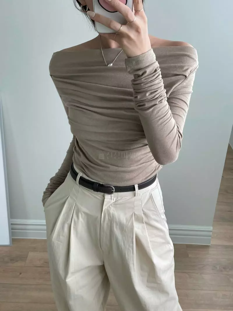 Und - Korean Women Fashion - #momslook - Draf Tee