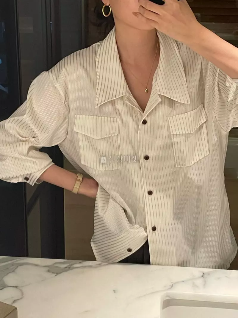 Under Row - Korean Women Fashion - #momslook - Amonde Shirt - 8