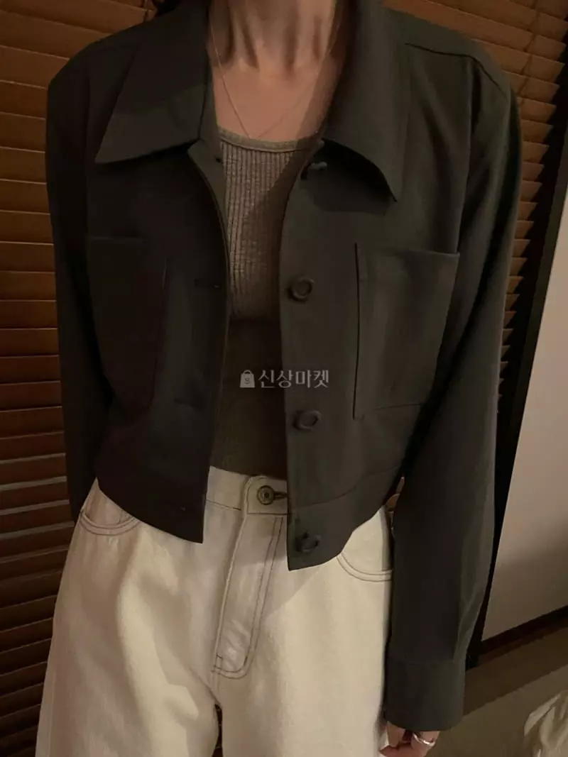 Under Row - Korean Women Fashion - #momslook - Stitch Jacket - 5