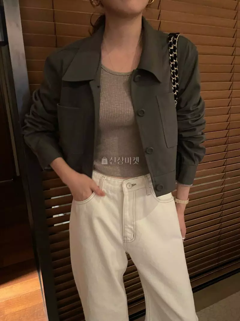 Under Row - Korean Women Fashion - #momslook - Stitch Jacket - 7