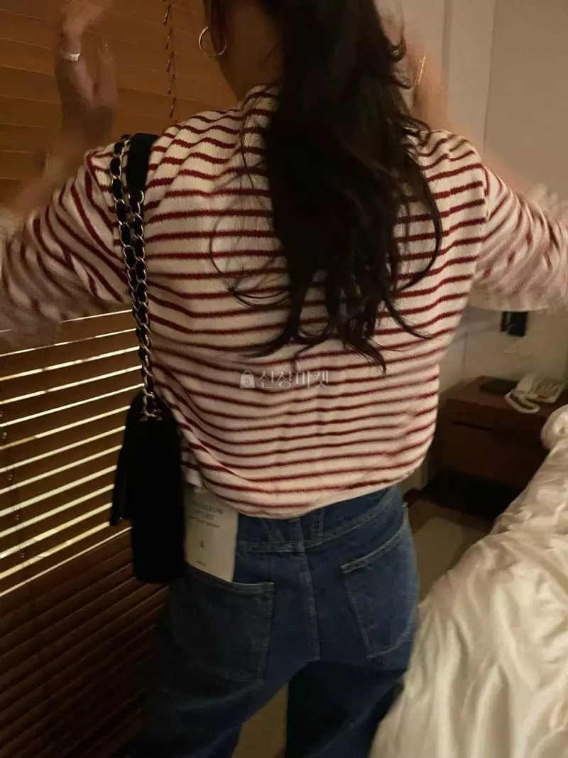 Under Row - Korean Women Fashion - #momslook - Shelly Stripes Cardigan - 11