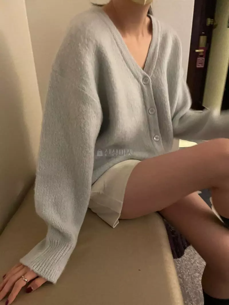 Under Row - Korean Women Fashion - #momslook - Brush Alpaca Cardigan - 3