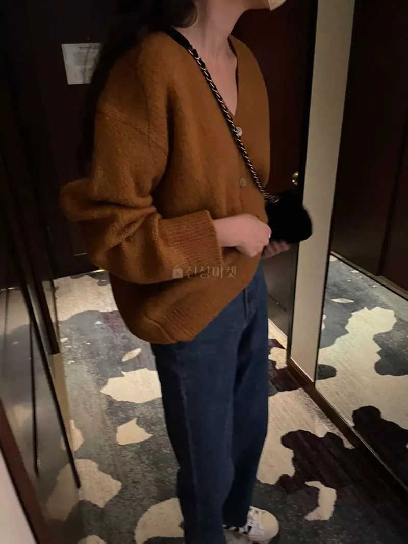 Under Row - Korean Women Fashion - #momslook - Brush Alpaca Cardigan - 5