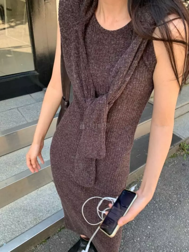 Under Row - Korean Women Fashion - #momslook - Bocashi Cardigan - 10