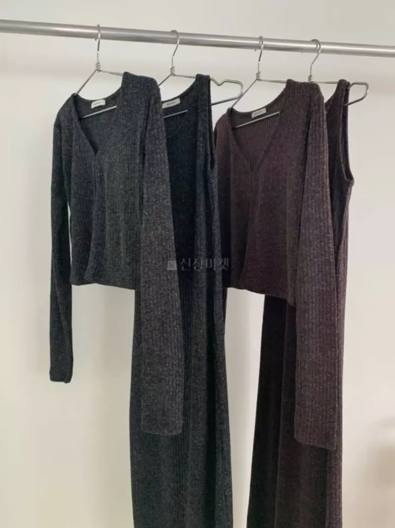 Under Row - Korean Women Fashion - #momslook - Bocashi Cardigan - 12
