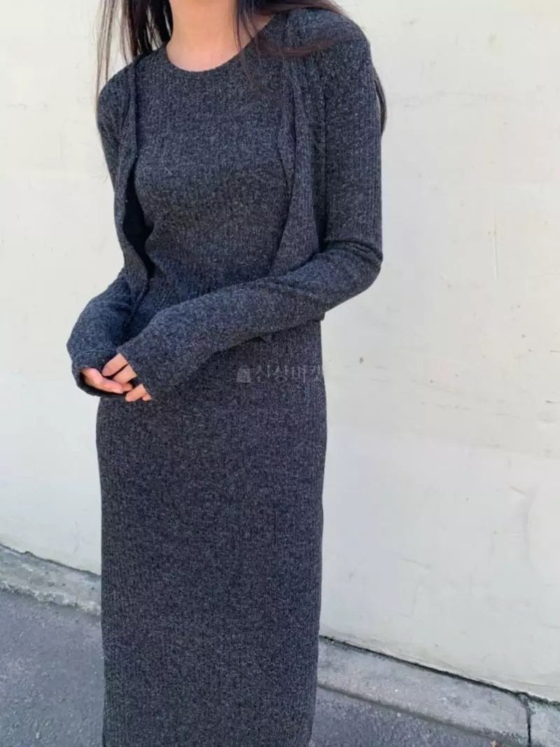 Under Row - Korean Women Fashion - #momslook - Bocashi Cardigan - 2