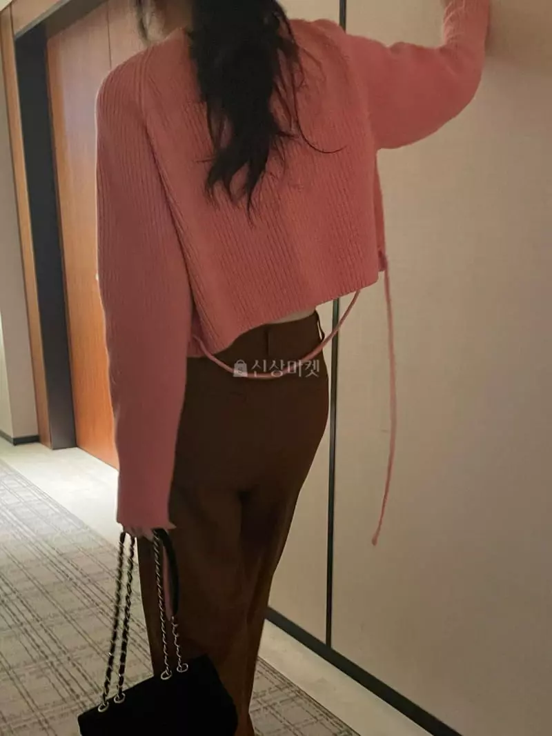 Under Row - Korean Women Fashion - #momslook - Belted Short Cardigan - 6