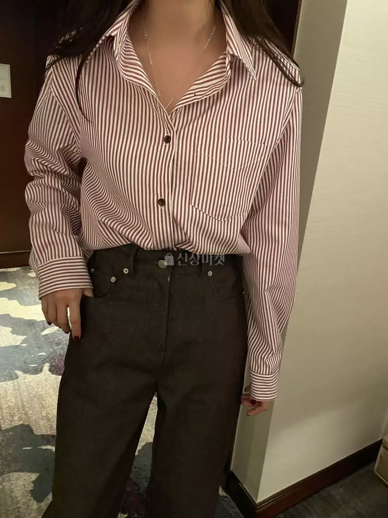 Under Row - Korean Women Fashion - #momslook - Benny Shirt - 2