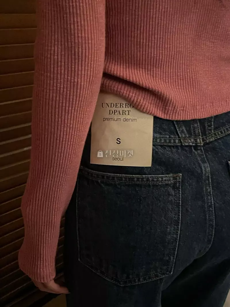 Under Row - Korean Women Fashion - #momslook - Relax Jeans