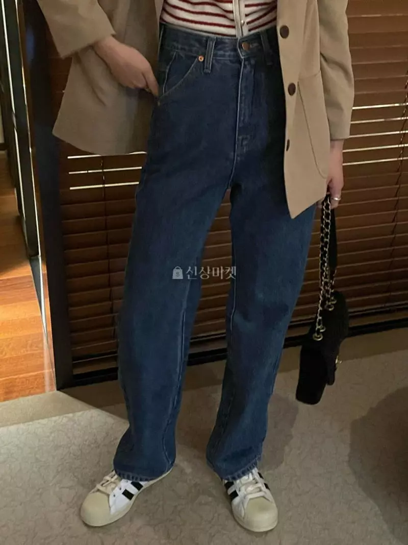 Under Row - Korean Women Fashion - #momslook - Relax Jeans - 7