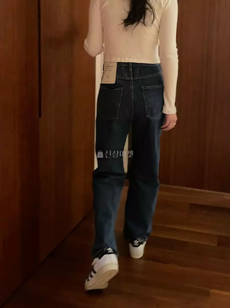 Under Row - Korean Women Fashion - #momslook - Relax Jeans - 8