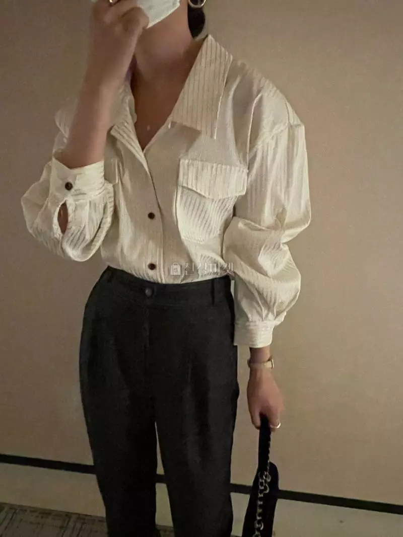 Under Row - Korean Women Fashion - #womensfashion - Amonde Shirt - 7