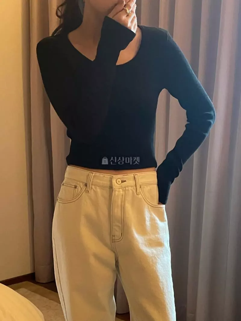 Under Row - Korean Women Fashion - #womensfashion - Crcup Tee - 9
