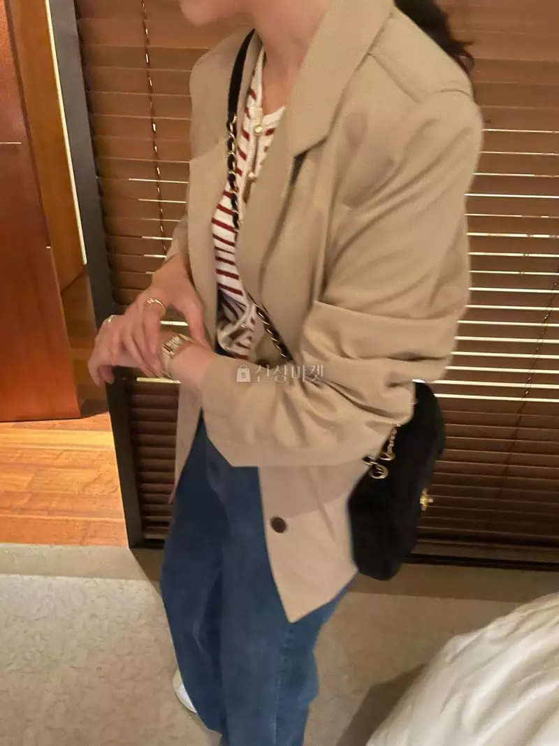 Under Row - Korean Women Fashion - #womensfashion - Shelly Stripes Cardigan - 12