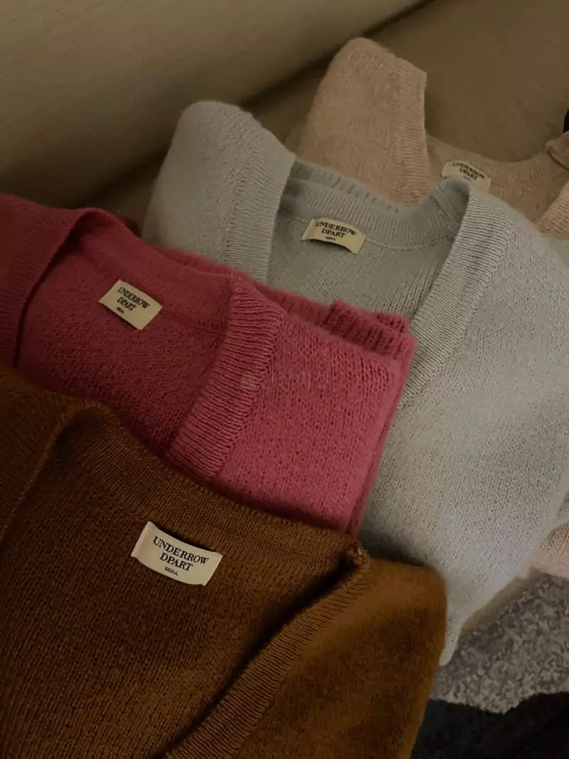 Under Row - Korean Women Fashion - #womensfashion - Brush Alpaca Cardigan - 8
