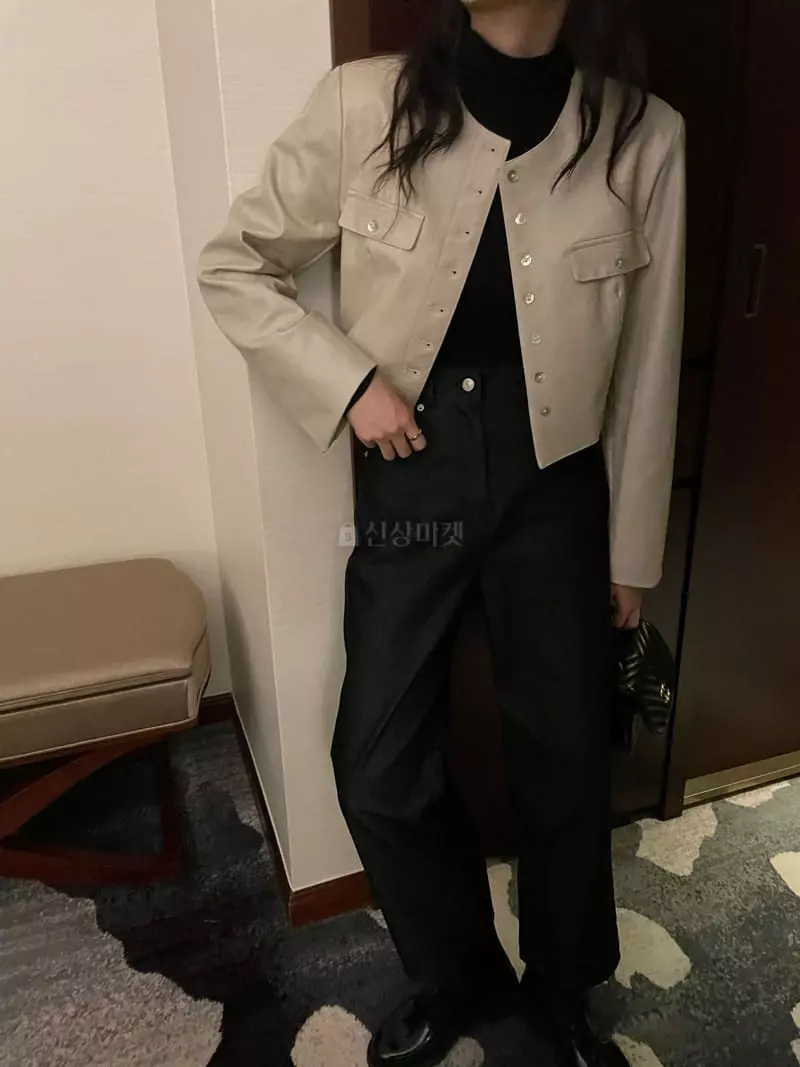 Under Row - Korean Women Fashion - #womensfashion - Most Leather Jacket