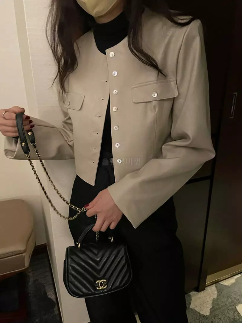 Under Row - Korean Women Fashion - #womensfashion - Most Leather Jacket - 7