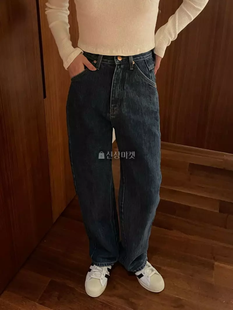 Under Row - Korean Women Fashion - #womensfashion - Relax Jeans - 10