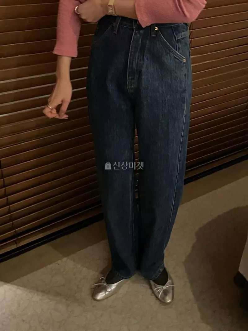 Under Row - Korean Women Fashion - #womensfashion - Relax Jeans - 2