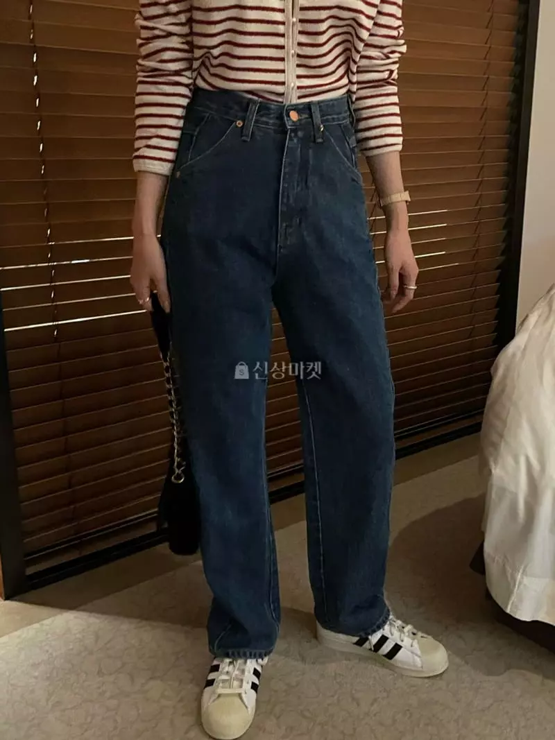 Under Row - Korean Women Fashion - #momslook - Relax Jeans - 4