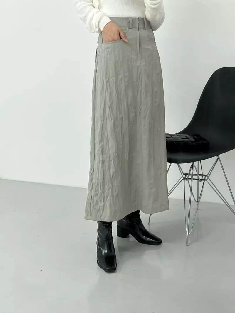 Urbanemood - Korean Women Fashion - #momslook - Rinkle Skirt