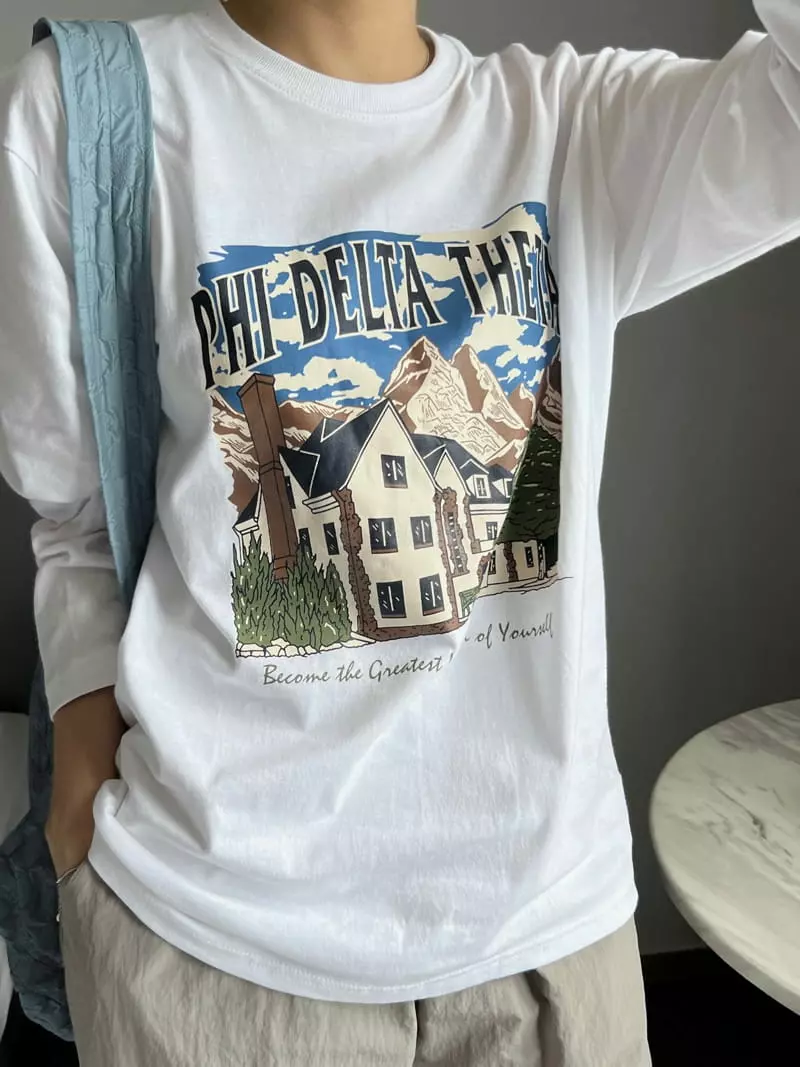 Urbanemood - Korean Women Fashion - #vintagekidsstyle - House Tee - 2