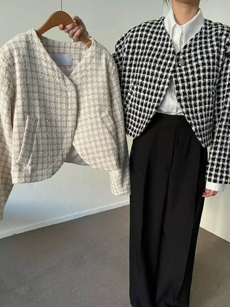 Urbanemood - Korean Women Fashion - #momslook - Marong Twid Jacket - 4