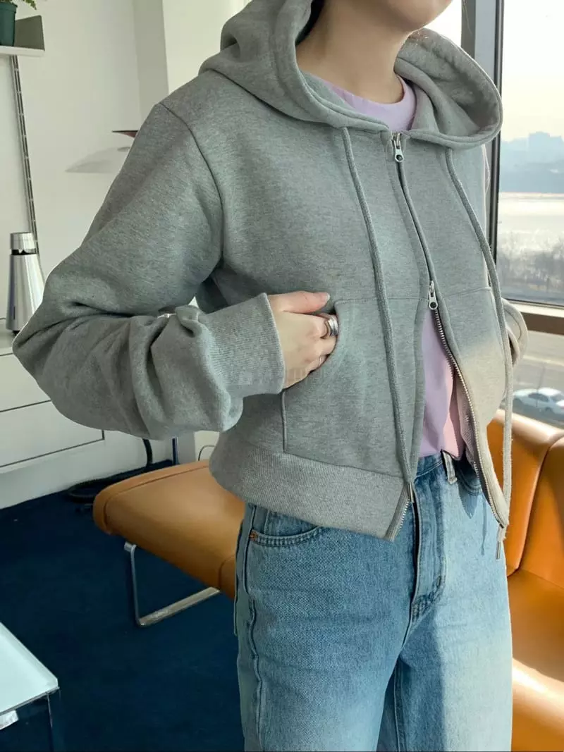 Urbanemood - Korean Women Fashion - #momslook - Two Way Hoody Zip-up - 4