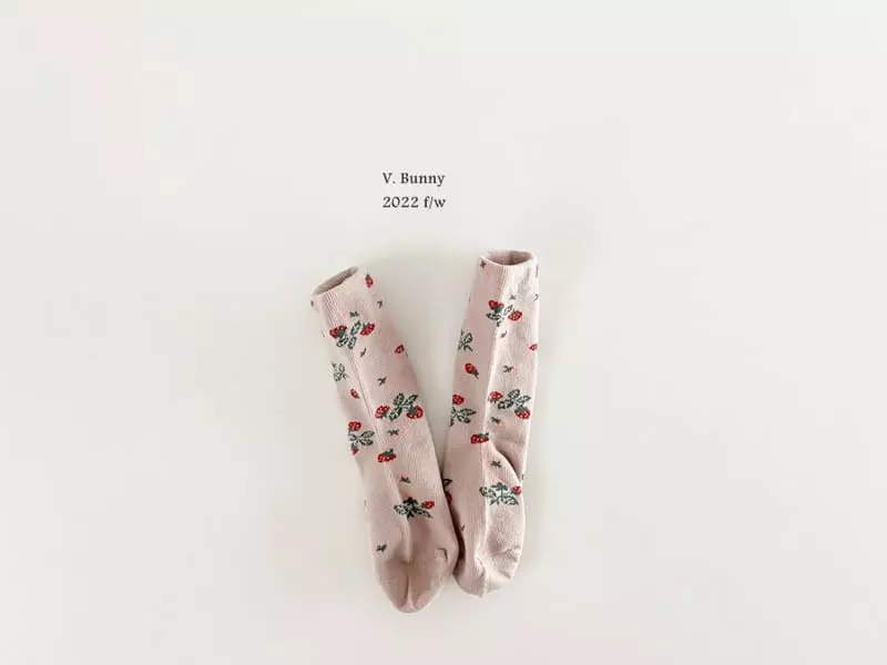 V Bunny - Korean Children Fashion - #Kfashion4kids - Square Rabit Socks Set - 3