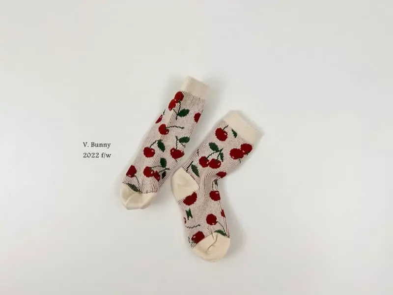 V Bunny - Korean Children Fashion - #Kfashion4kids - Smile Socks Set - 6