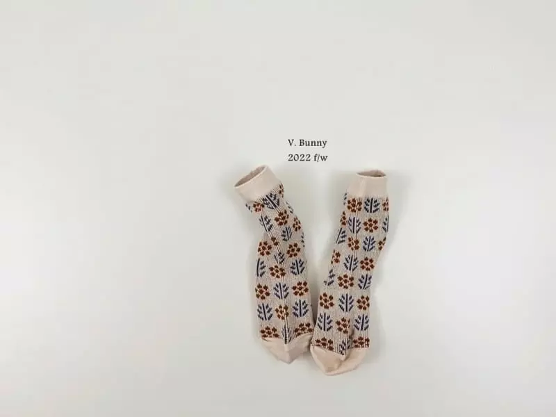 V Bunny - Korean Children Fashion - #childofig - Carrot Socks Set - 3