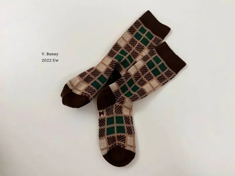 V Bunny - Korean Children Fashion - #childofig - Bears Socks Set - 8