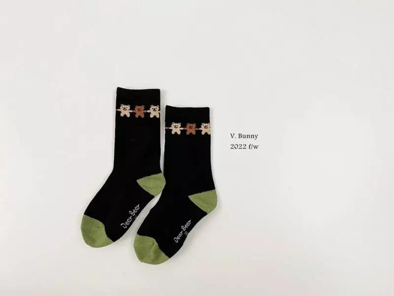 V Bunny - Korean Children Fashion - #childrensboutique - Haribo Socks Set - 5
