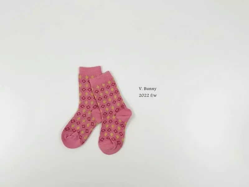 V Bunny - Korean Children Fashion - #childofig - Carrot Socks Set - 4