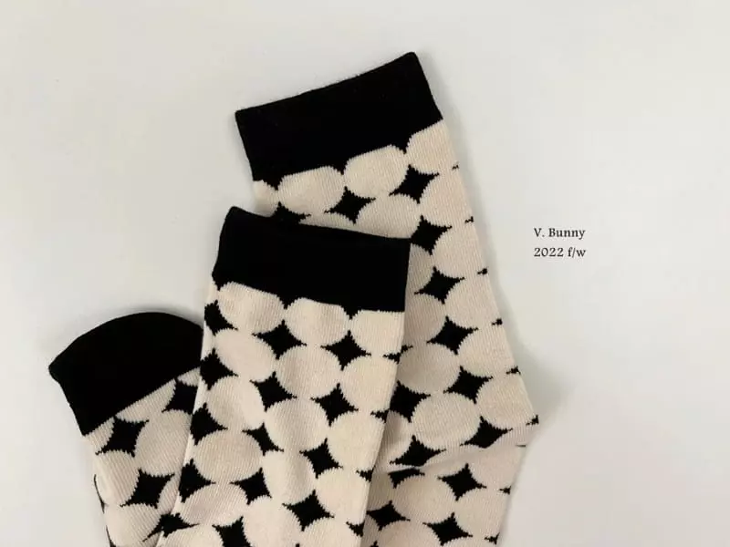V Bunny - Korean Children Fashion - #childrensboutique - Bam Flower Socks Set - 8