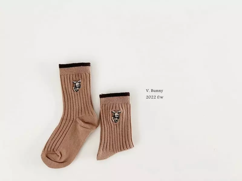 V Bunny - Korean Children Fashion - #designkidswear - Toto Socks Set - 3