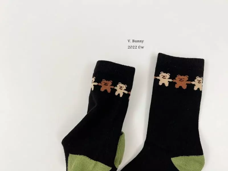 V Bunny - Korean Children Fashion - #designkidswear - Haribo Socks Set - 6