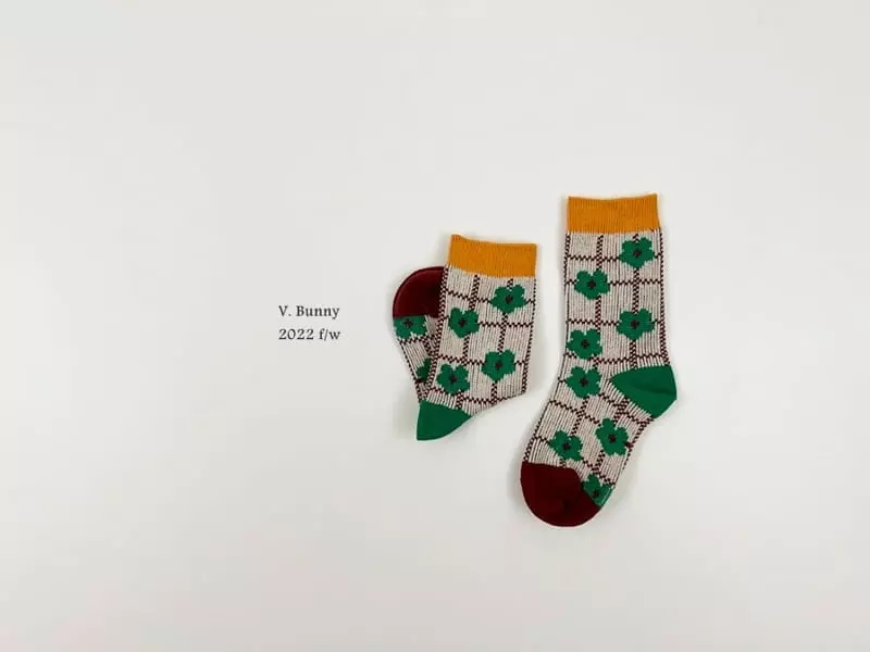 V Bunny - Korean Children Fashion - #designkidswear - Yes Socks Set - 2