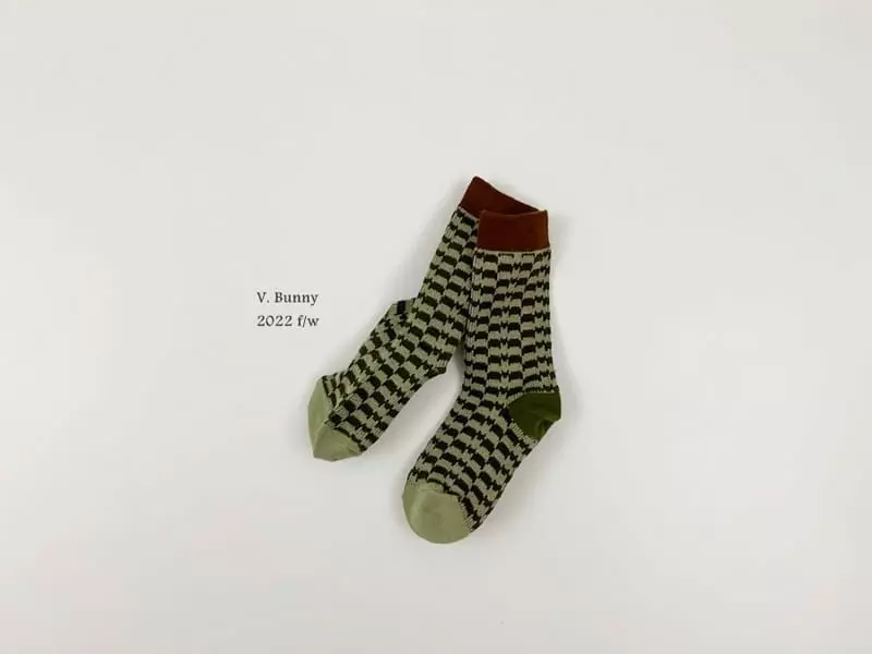 V Bunny - Korean Children Fashion - #designkidswear - Rich Mond Socks Set - 8