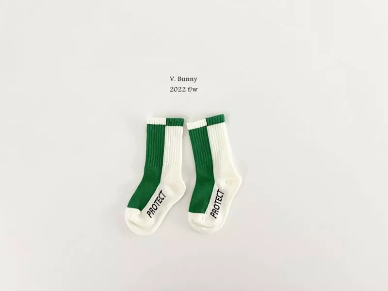 V Bunny - Korean Children Fashion - #discoveringself - Us Socks Set - 3