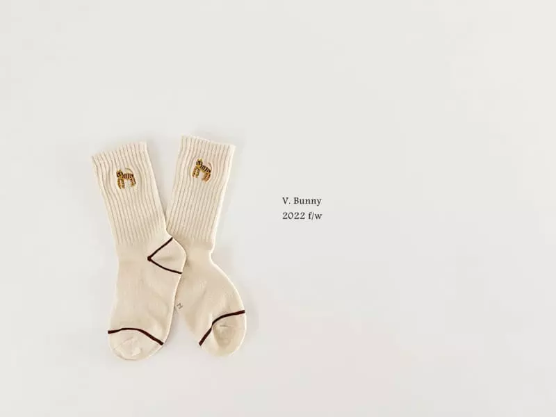 V Bunny - Korean Children Fashion - #discoveringself - Cheetah Socks Set - 5
