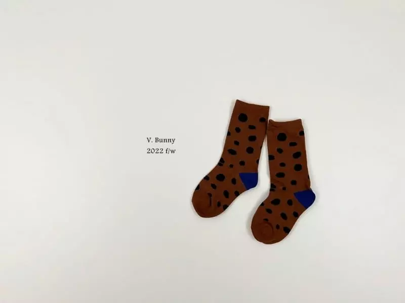 V Bunny - Korean Children Fashion - #fashionkids - Freckle Socks Set - 5
