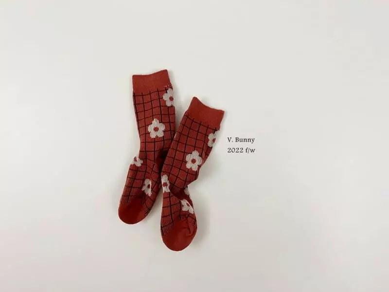 V Bunny - Korean Children Fashion - #fashionkids - Smile Socks Set - 2