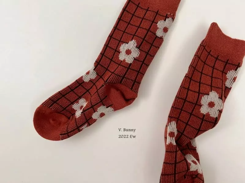 V Bunny - Korean Children Fashion - #kidsshorts - Smile Socks Set - 3
