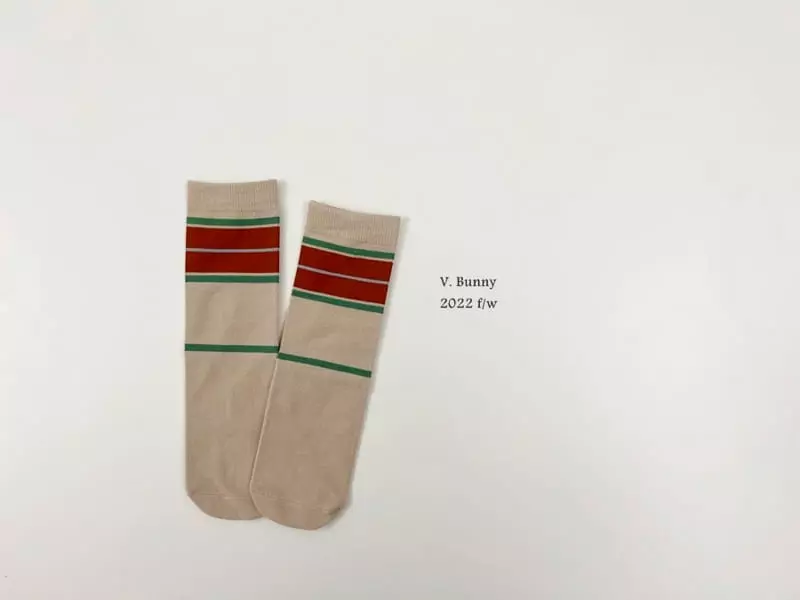 V Bunny - Korean Children Fashion - #kidsshorts - Number One Socks Set - 7
