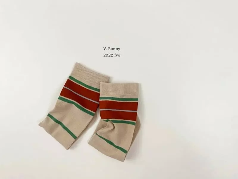 V Bunny - Korean Children Fashion - #kidsstore - Number One Socks Set - 8