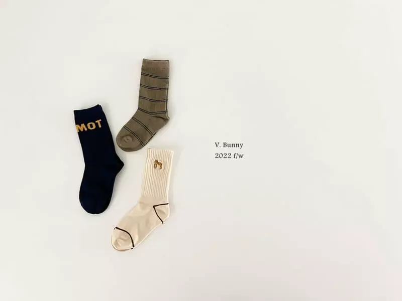 V Bunny - Korean Children Fashion - #kidzfashiontrend - Cheetah Socks Set - 9